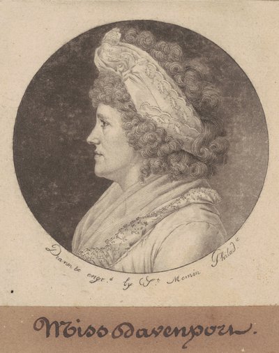 Debby Davenport von Charles B. J. Févret de Saint Mémin