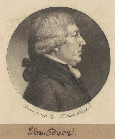 Ebenezer Dorr von Charles B. J. Févret de Saint Mémin