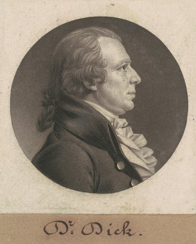 Elisha Cullen Dick von Charles B. J. Févret de Saint Mémin