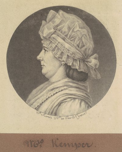 Elizabeth Marius Kemper von Charles B. J. Févret de Saint Mémin