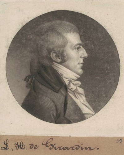 Louis Hue Girardin von Charles B. J. Févret de Saint Mémin