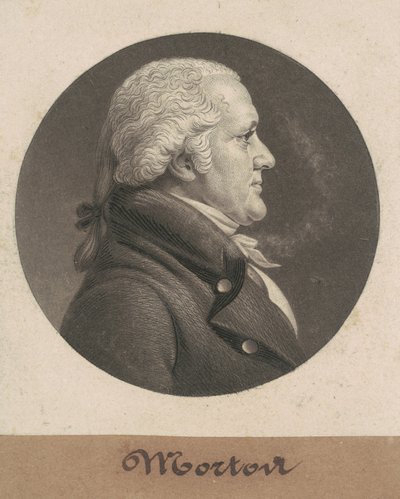 Perez Morton von Charles B. J. Févret de Saint Mémin