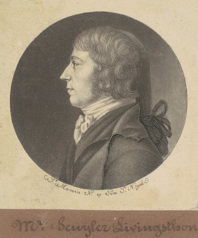 Peter Schuyler Livingston von Charles B. J. Févret de Saint Mémin