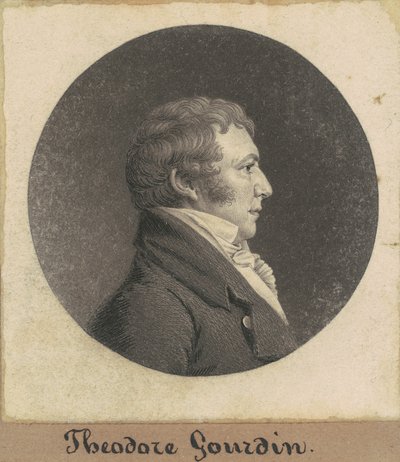Theodore Gourdin von Charles B. J. Févret de Saint Mémin