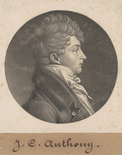 Unbekannter Mann von Charles B. J. Févret de Saint Mémin