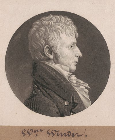 William Henry Winder von Charles B. J. Févret de Saint Mémin