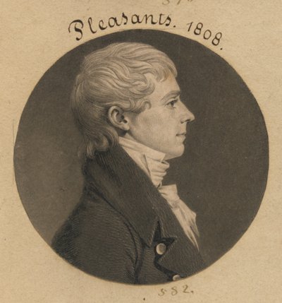 Archibald Pleasants, Jr. von Charles Balthazar Julien Févret de Saint-Mémin