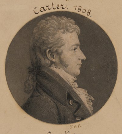 Bernard Moore Carter von Charles Balthazar Julien Févret de Saint-Mémin
