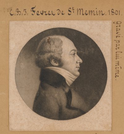 Charles de Saint-Mémin Selbstporträt von Charles Balthazar Julien Févret de Saint-Mémin