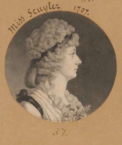Cornelia Schuyler Morton von Charles Balthazar Julien Févret de Saint-Mémin
