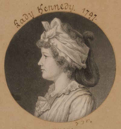 Jane Macomb Kennedy von Charles Balthazar Julien Févret de Saint-Mémin