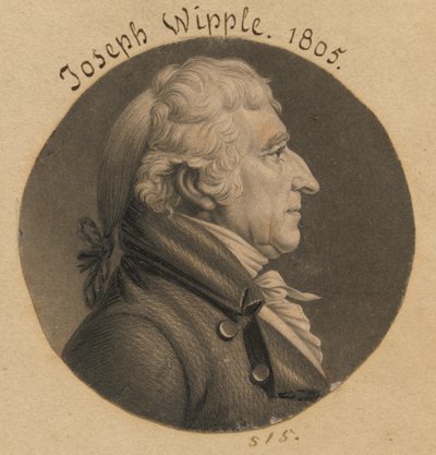 Joseph Whipple von Charles Balthazar Julien Févret de Saint-Mémin