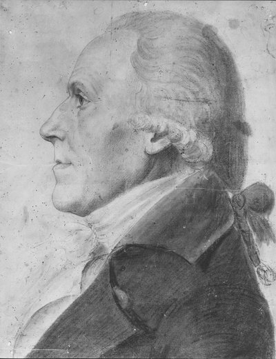 Porträt eines Mannes von Charles Balthazar Julien Févret de Saint-Mémin