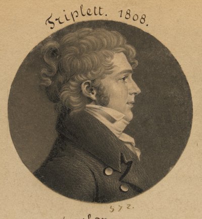 Möglicherweise Danile Triplett oder J. N. Luckett von Charles Balthazar Julien Févret de Saint-Mémin