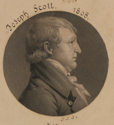 Möglicherweise Hubbard Taylor oder Joseph Scott von Charles Balthazar Julien Févret de Saint-Mémin