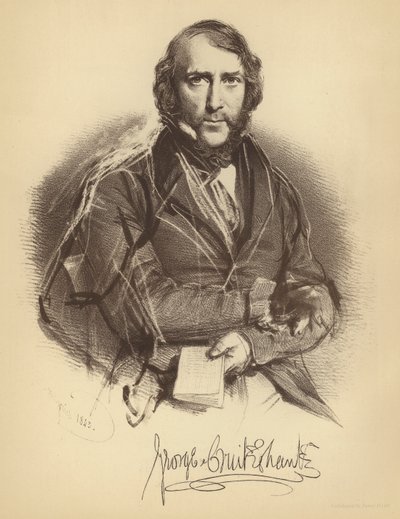 George Cruikshank von Charles Baugniet