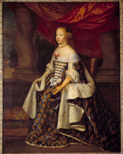 Porträt von Marie Therese von Österreich (1638-1683), Königin von Frankreich von Charles Beaubrun