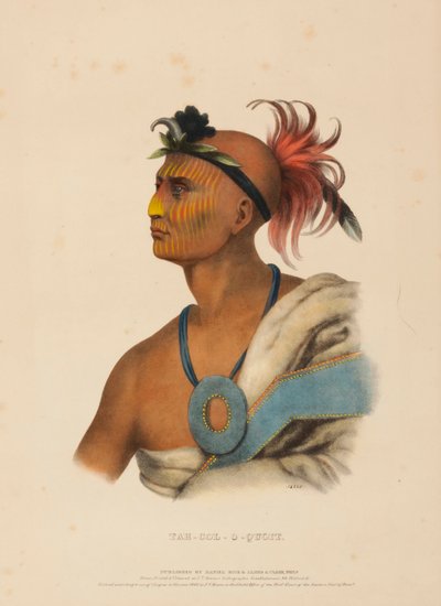 TAH-COL-O-QUOIT., aus Geschichte der Indianerstämme Nordamerikas von Charles Bird King