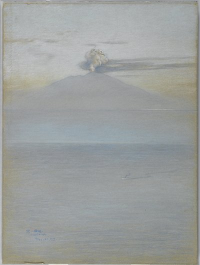 Ansicht des Vesuvs: Effekt 11:25 Uhr, 21. Dezember 1913 von Charles Caryl Coleman