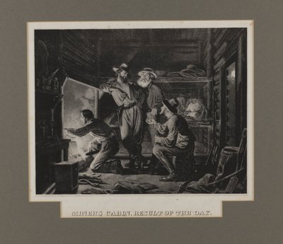 Hütte des Minenarbeiters, Ergebnis des Tages von Charles Christian Nahl