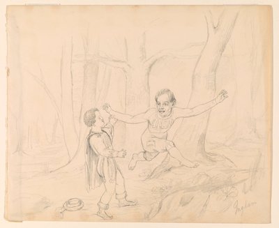 Szene aus Scott von Charles Cromwell Ingham