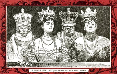 Wenn Frauen wie Königinnen aussehen, warum nicht Männer wie Könige von Charles Dana Gibson
