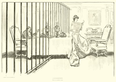 Illustration für Die Gesellschaftsleiter von Charles Dana Gibson