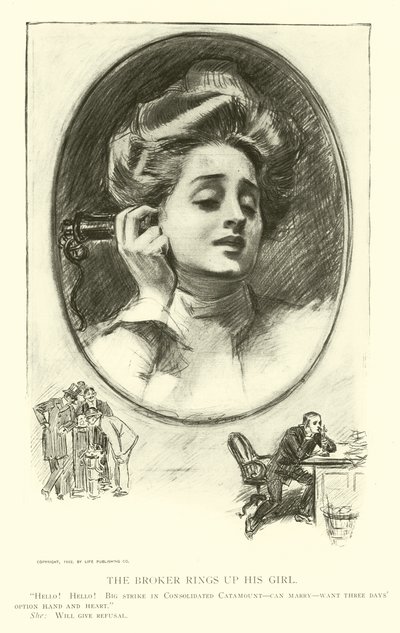 Illustration für Die Gesellschaftsleiter von Charles Dana Gibson