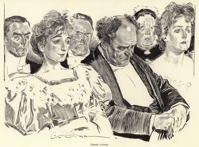 Geduldig zuhören von Charles Dana Gibson