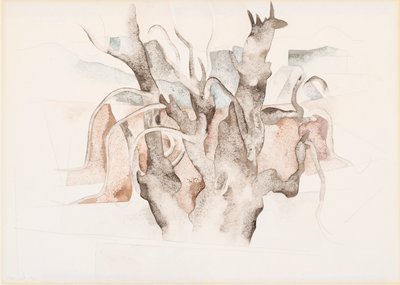 Bermuda - Bäume, 1917 von Charles Demuth