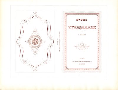 Designmuster für typografische Titelseiten von Charles Derriey