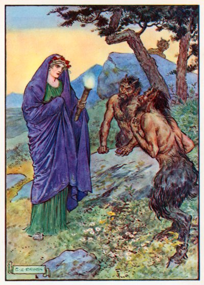 Ceres sucht nach ihrer Tochter von Charles Edmund (after) Brock