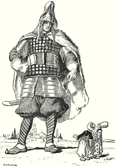 "Jedes Jahr wurde er mächtiger und stärker, bis er ein Riese wurde" von Charles Edmund (after) Brock