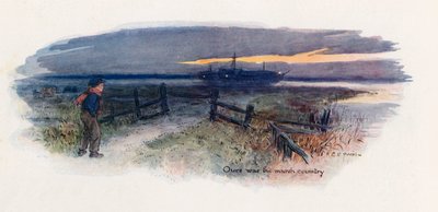 Große Erwartungen, Pip in den Sümpfen von Charles Edmund (after) Brock