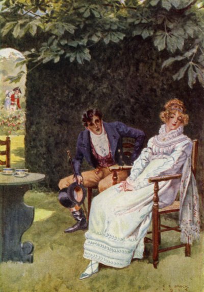 Illustration für Der Amateur Gentleman von Jeffery Farnol von Charles Edmund (after) Brock