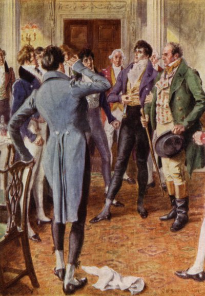 Illustration für Der Amateur Gentleman von Jeffery Farnol von Charles Edmund (after) Brock
