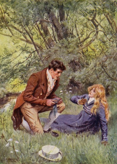 Illustration für Der Amateur Gentleman von Jeffery Farnol von Charles Edmund (after) Brock