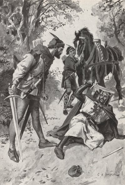 Robin Hood von Charles Edmund (after) Brock