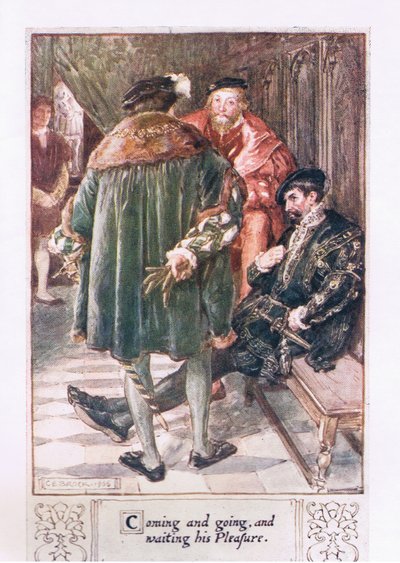 Kommen und Gehen, und warten auf sein Vergnügen von Charles Edmund Brock