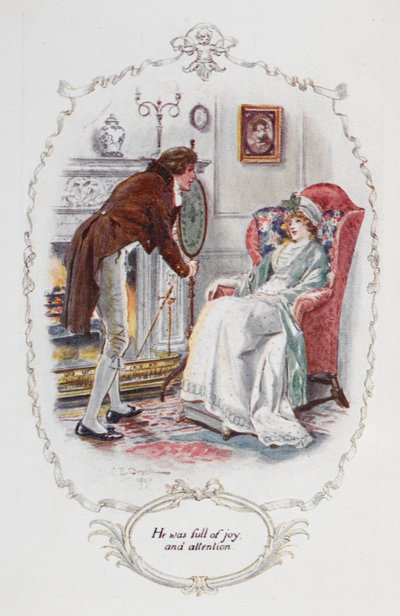 Er war voller Freude und Aufmerksamkeit, Illustration zu 