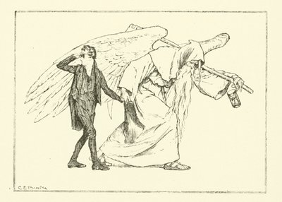 Illustration für Die Essays von Elia von Charles Lamb von Charles Edmund Brock