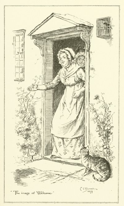 Illustration für Die Essays von Elia von Charles Lamb (Stich) von Charles Edmund Brock