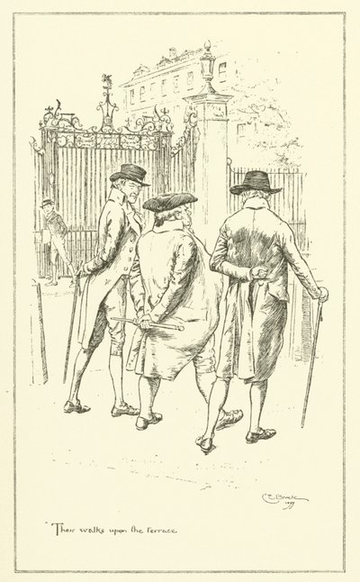 Illustration zu The Essays of Elia von Charles Lamb (Gravur) von Charles Edmund Brock