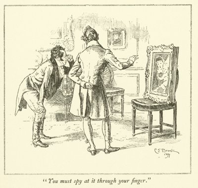 Illustration für Die Essays von Elia von Charles Lamb (Gravur) von Charles Edmund Brock