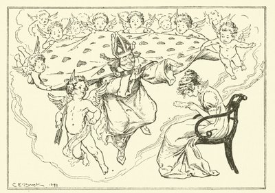 Illustration für Die Essays von Elia von Charles Lamb von Charles Edmund Brock