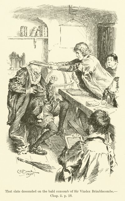 Illustration für Westward Ho! von Charles Kingsley von Charles Edmund Brock