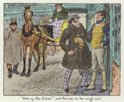 Illustration für die Pickwick-Papiere von Charles Edmund Brock