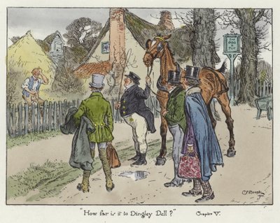 Illustration für die Pickwick Papers von Charles Edmund Brock