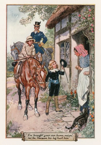 Der kleine Lord Fauntleroy von Frances Hodgson Burnett von Charles Edmund Brock