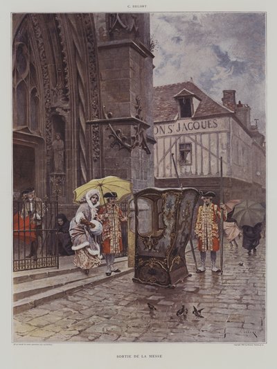 Nach der Messe von Charles Edouard Delort